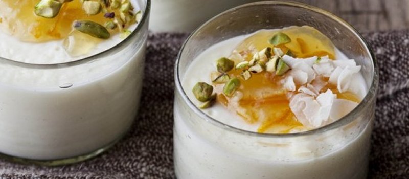 Vegan Sweet Milk Custard Recipe with Sea Chicory