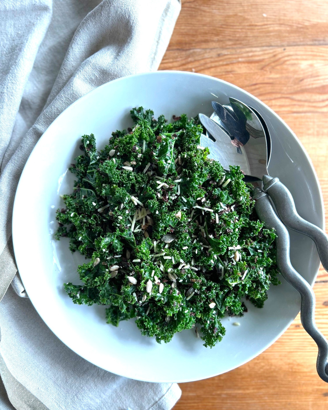 Kale, Dulse & Parmesan Iron-rich Salad | Pacific harvest