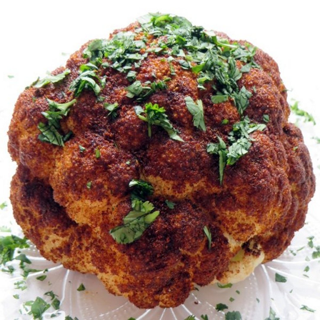 Roasted Cauliflower with Chilli Kelp