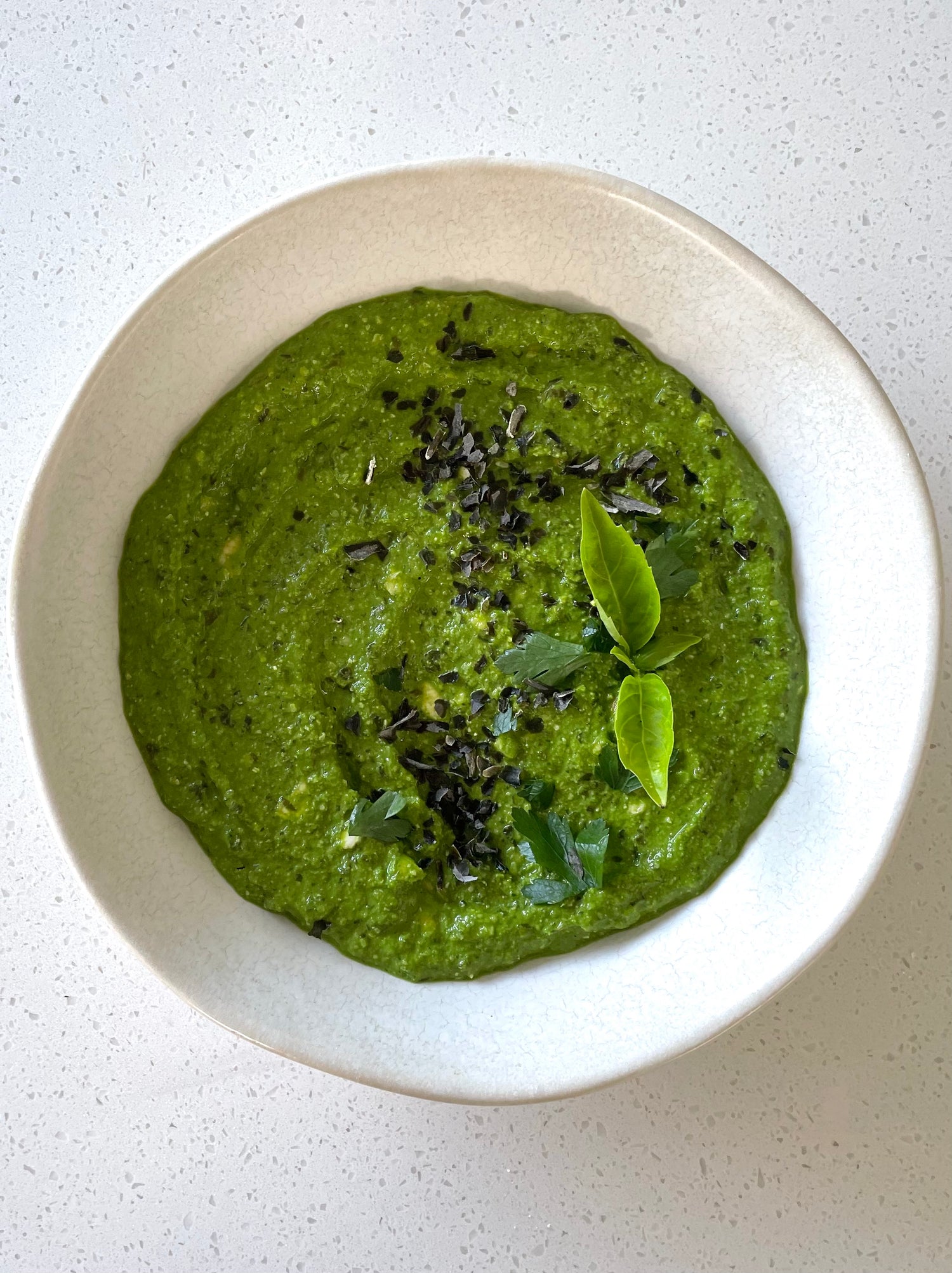 Citrus Spinach & Wakame Pesto