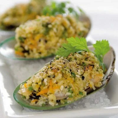 Crumbed Mussel Recipe with Lemon Kelp