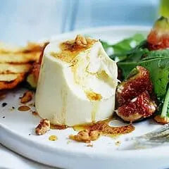 Gorgonzola Cheese Recipe with Fig Panna Cotta