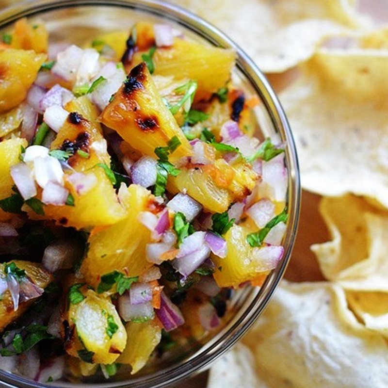 Roasted Pineapple Salsa with Dulse
