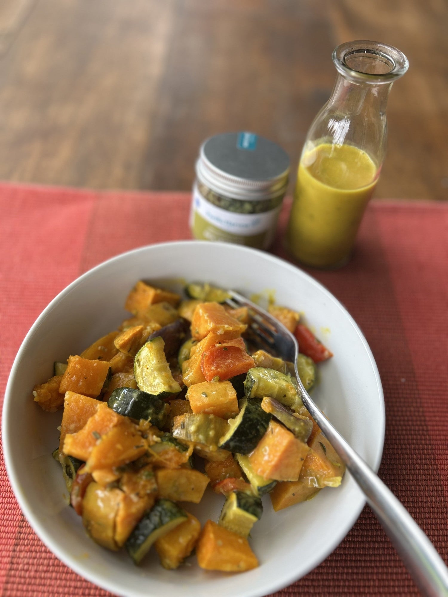 Sea Lettuce and Mustard Salad Dressing