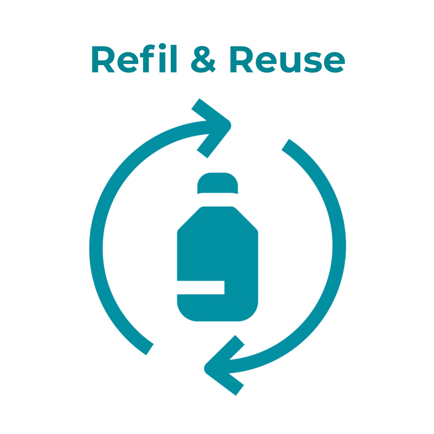 Pacific Harvest refil reuse icon