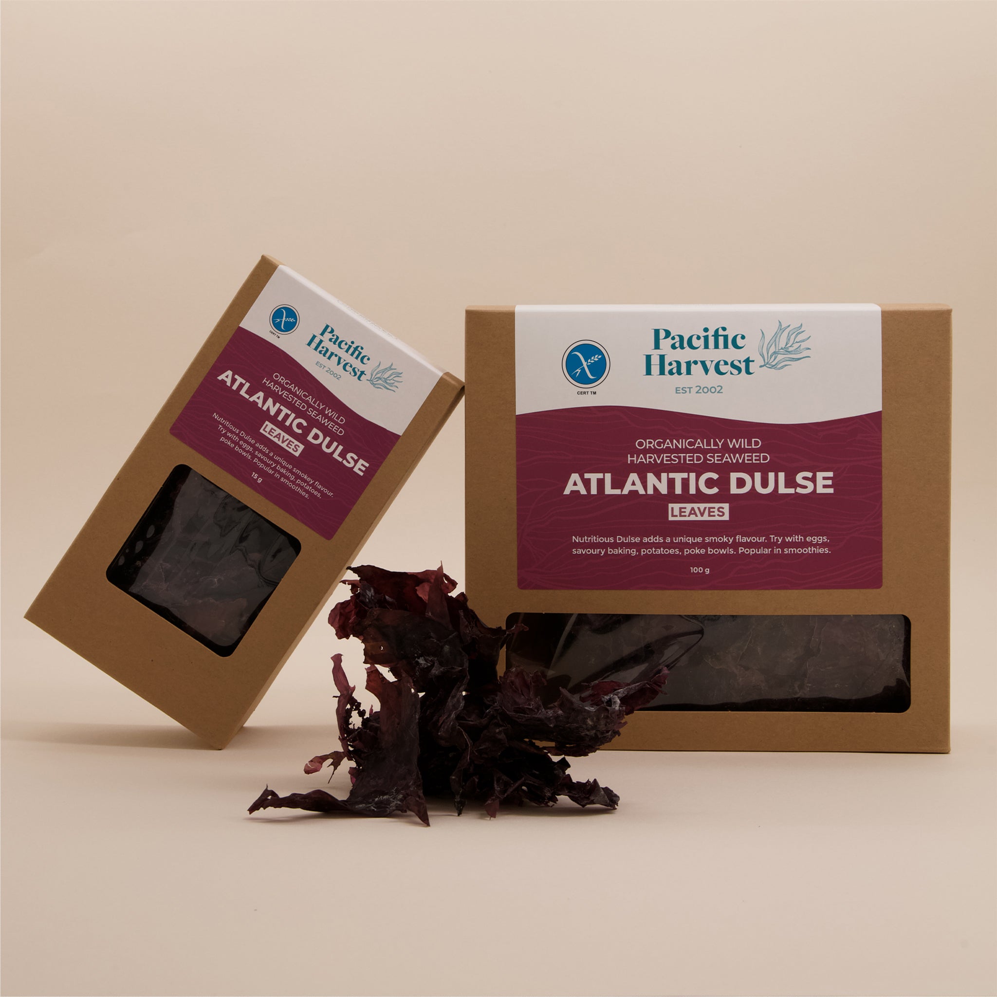 Atlantic Dulse Seaweed (Raw, Wild Harvested, Organic, Gluten Free)