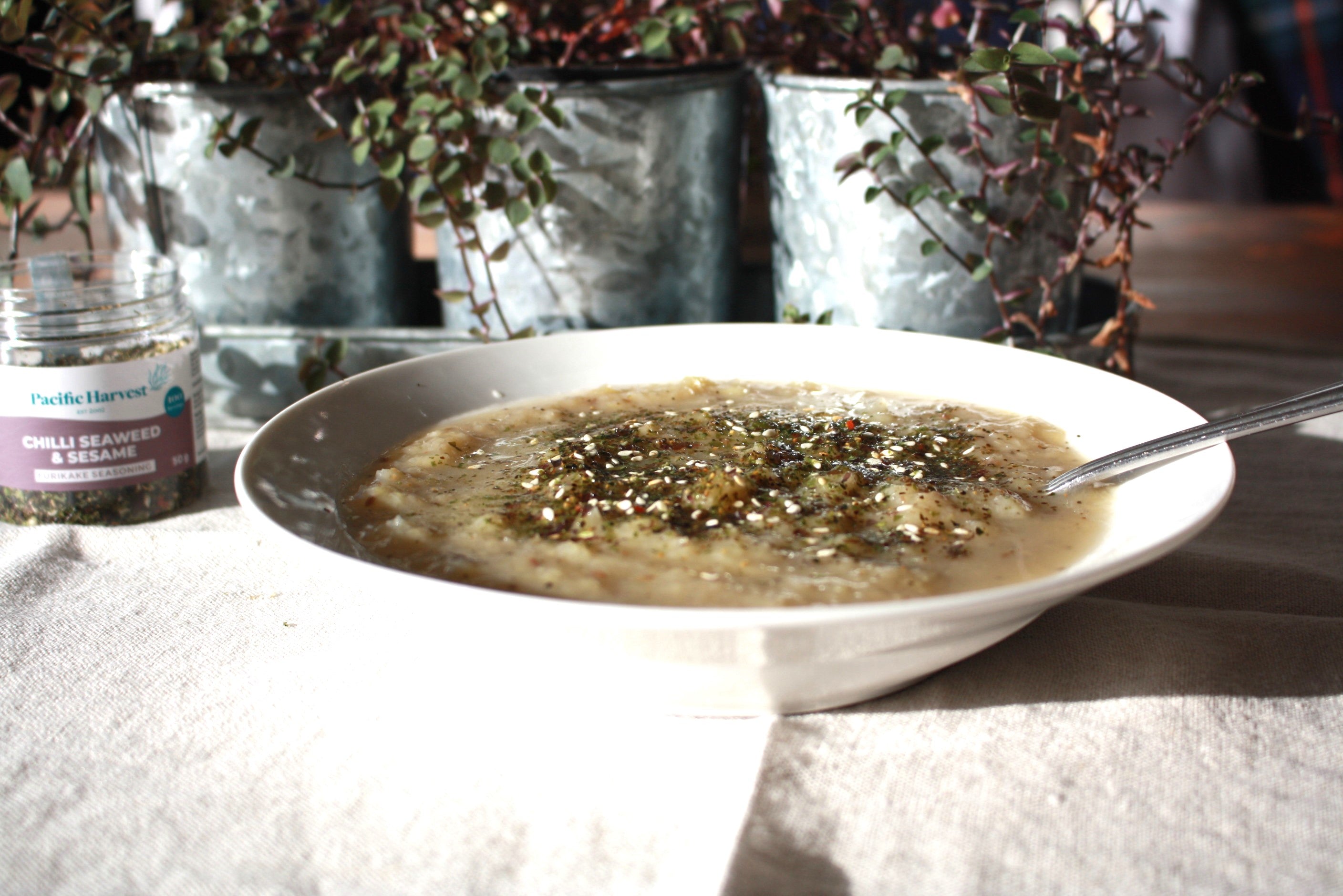 Savoy Cabbage Soup with Furikake