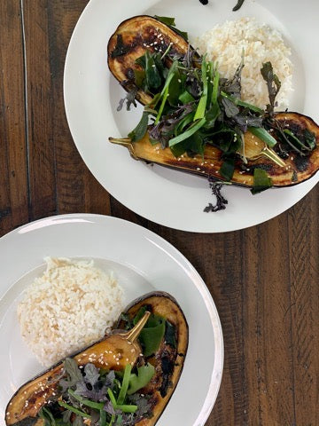 Eggplant Recipe with Nori & Sesame