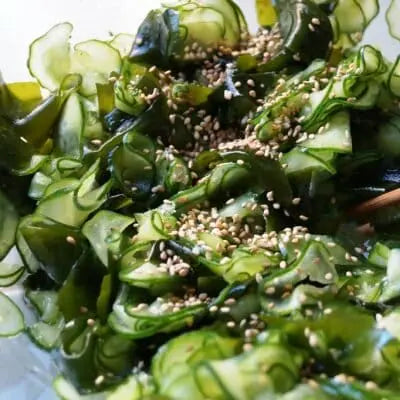 Japanese Cucumber Salad with Wakame