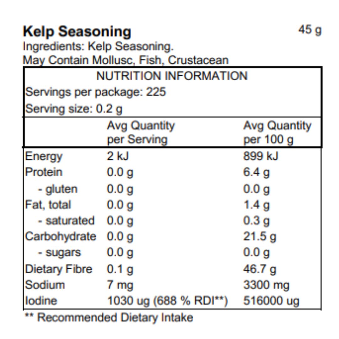 Kelp Nutrition Facts and Health Benefits